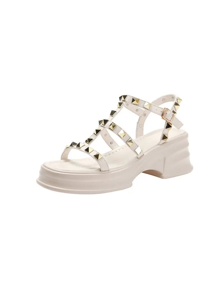 High-soled Sponge Cake Sandal