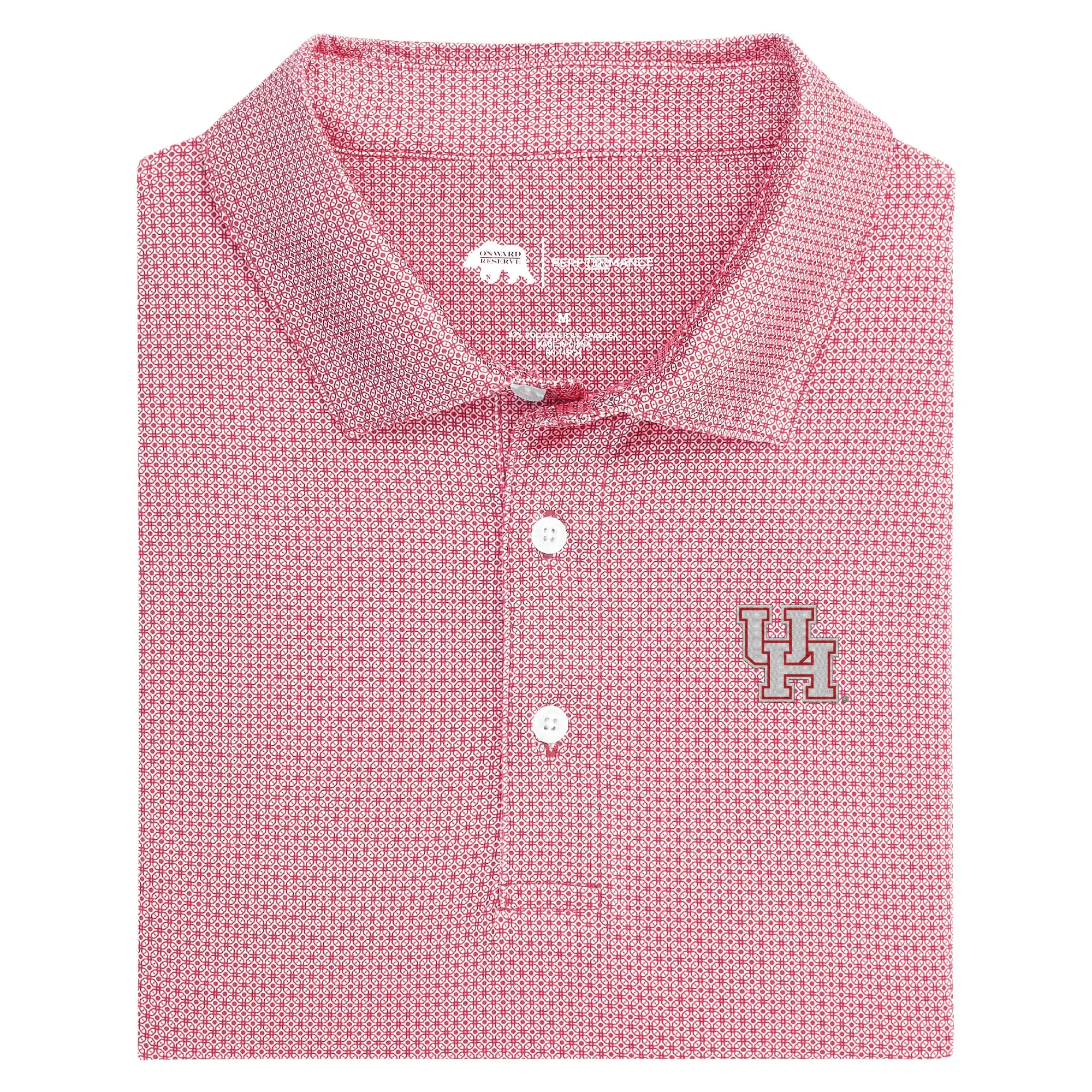 Houston Range Printed Performance Polo