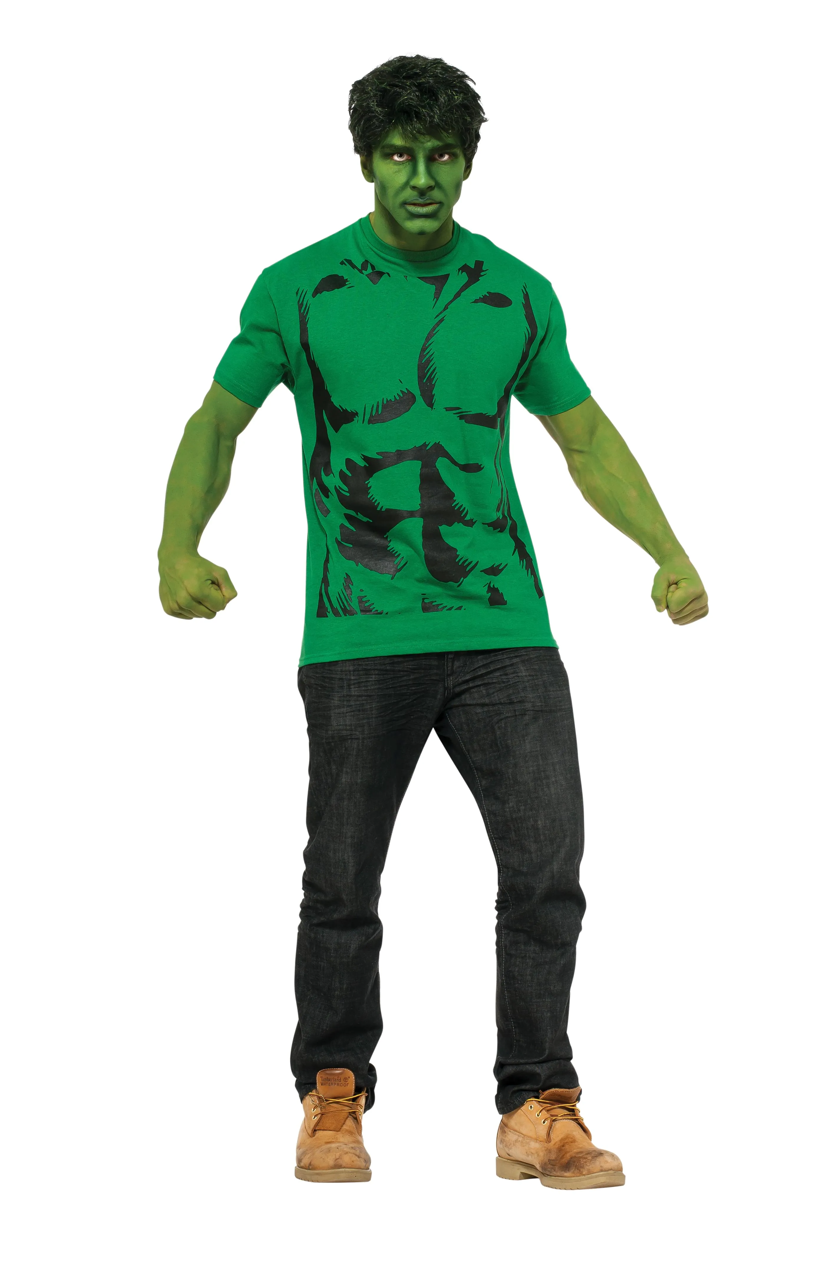 Hulk Costume T-Shirt for Adults - Marvel Avengers