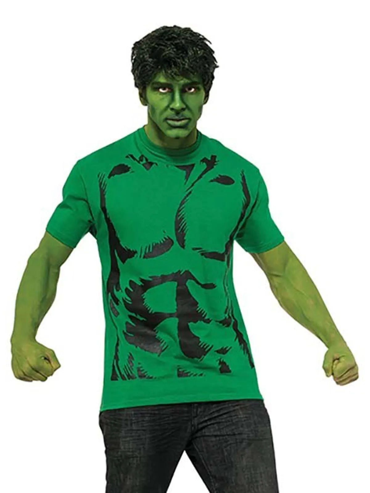 Hulk Costume T-Shirt for Adults - Marvel Avengers