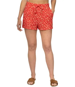 Hurley Womens Printed Natural Casual Walking Shorts