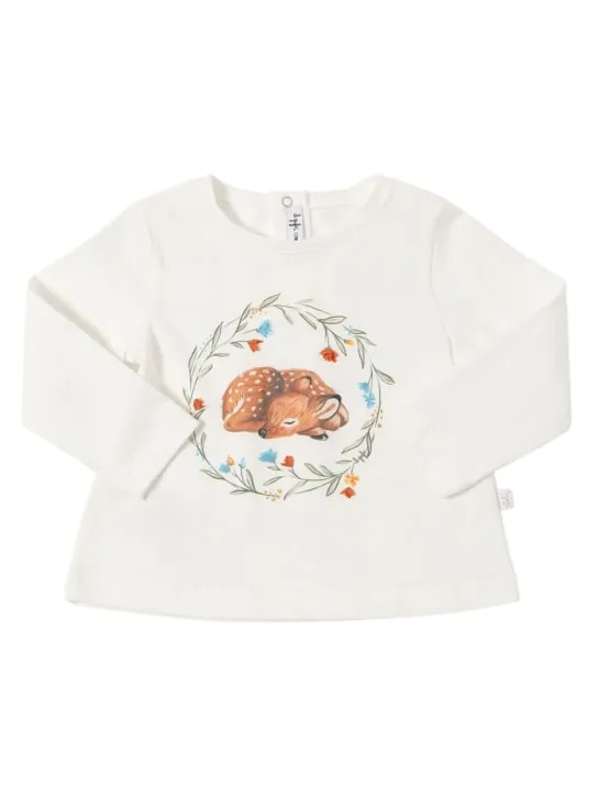 Il Gufo   Printed cotton jersey t-shirt 