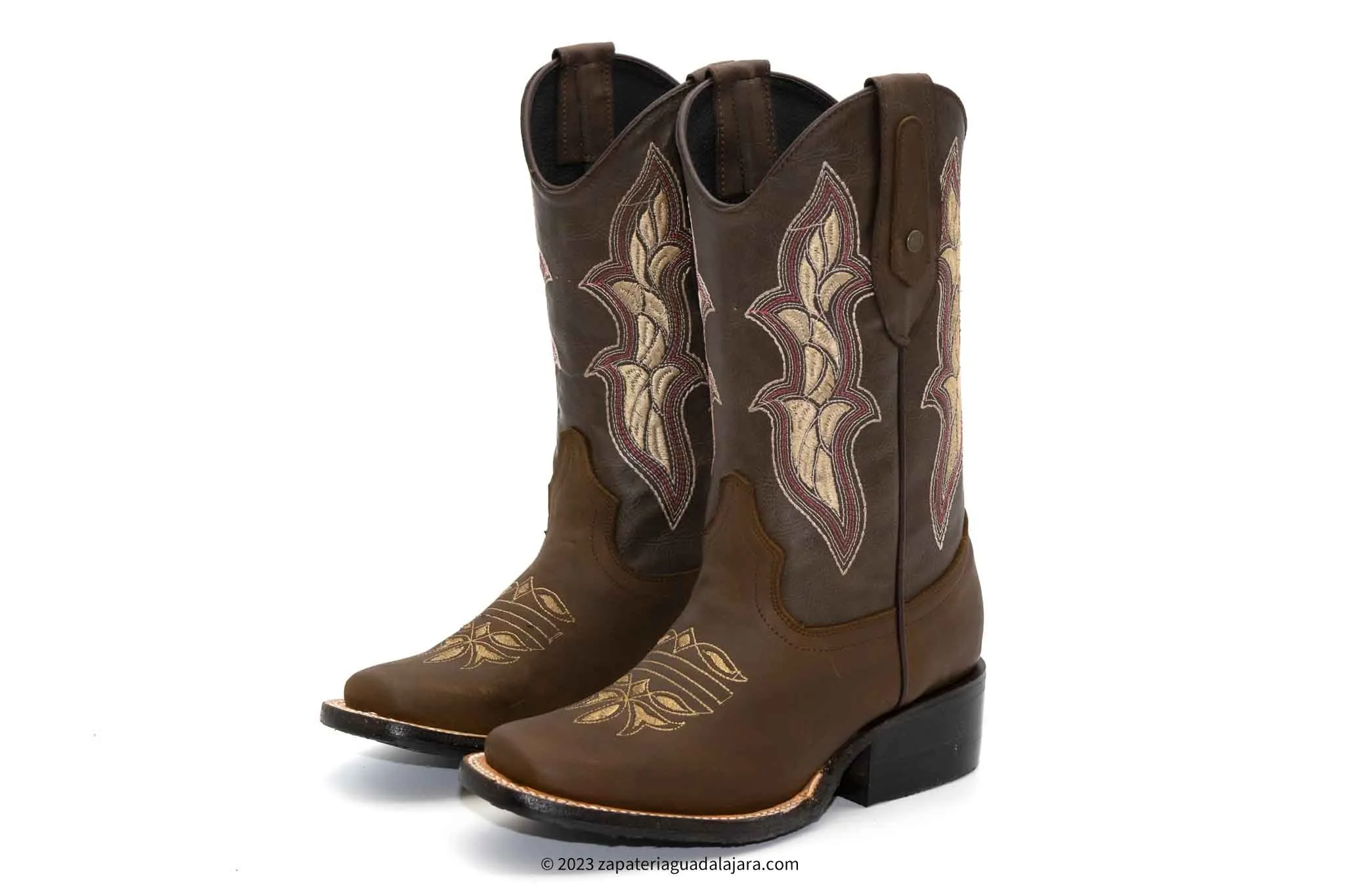 JB15-08 WOMEN RODEO TOE CRAZY BROWN