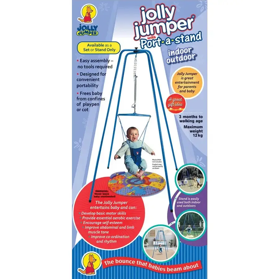 Jolly Jumper Exerciser and Portable Stand