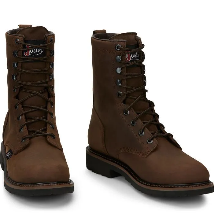 Justin Boots Men's Drywall 8" #SE960 Color Aged Brown