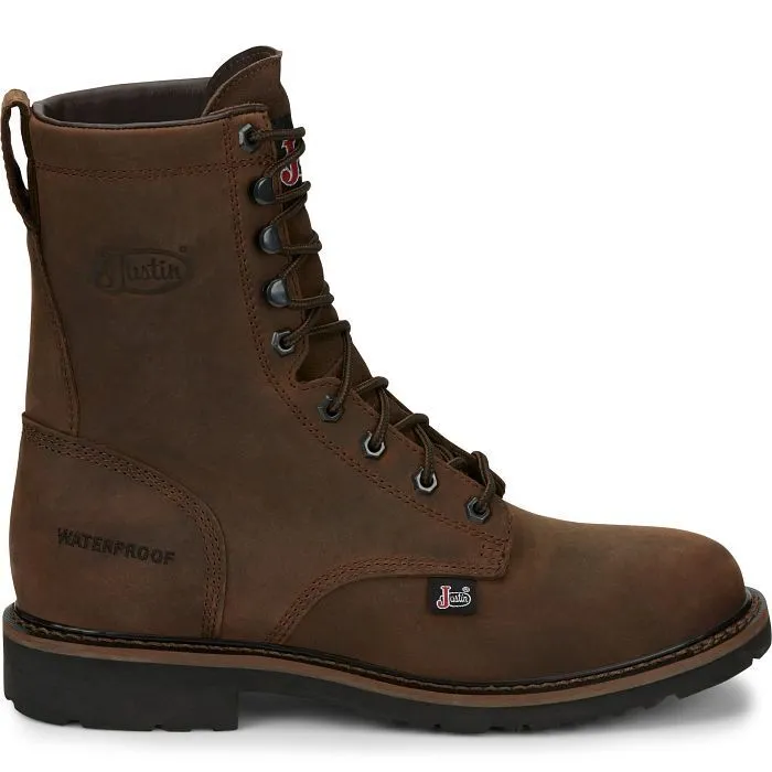 Justin Boots Men's Drywall 8" #SE960 Color Aged Brown