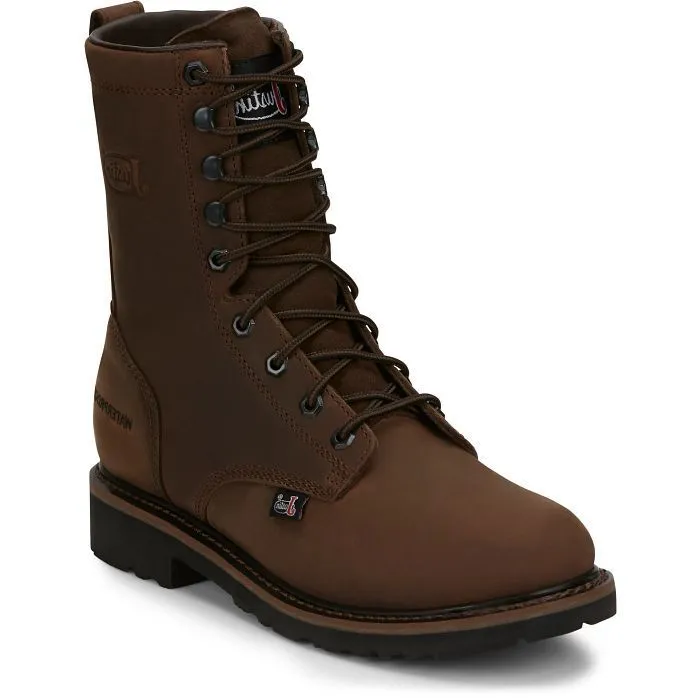 Justin Boots Men's Drywall 8" #SE960 Color Aged Brown