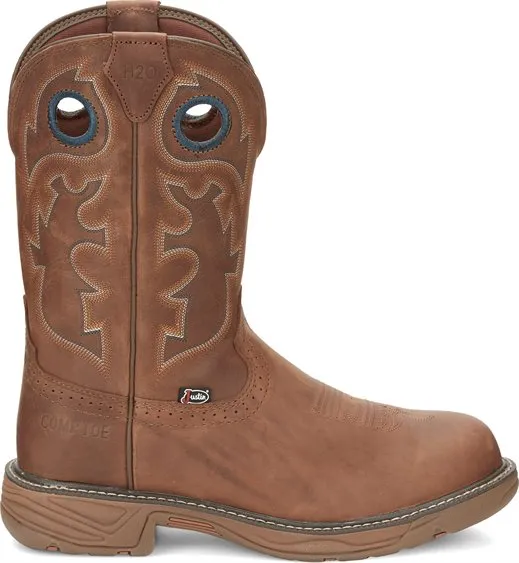 Justin Men's Rush Brown Composite Toe Work Boots SE4334