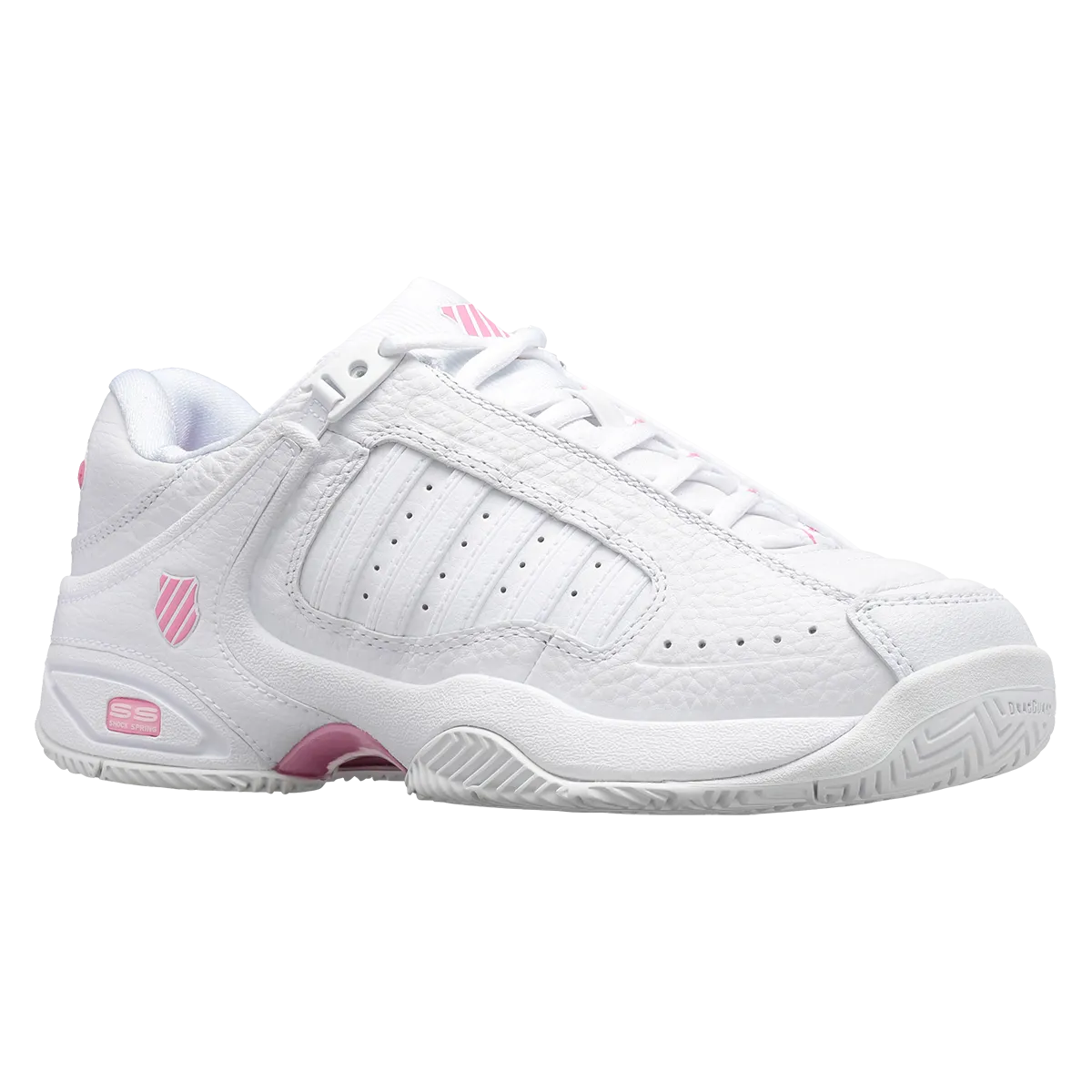 K-Swiss Women's Defier RS Tennis Shoes White Sachet Pink