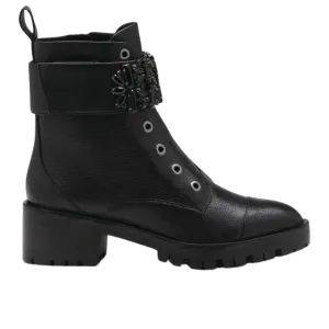 KARL LAGERFELD - Pippa Lugged Sole Zipper Ankle Boots