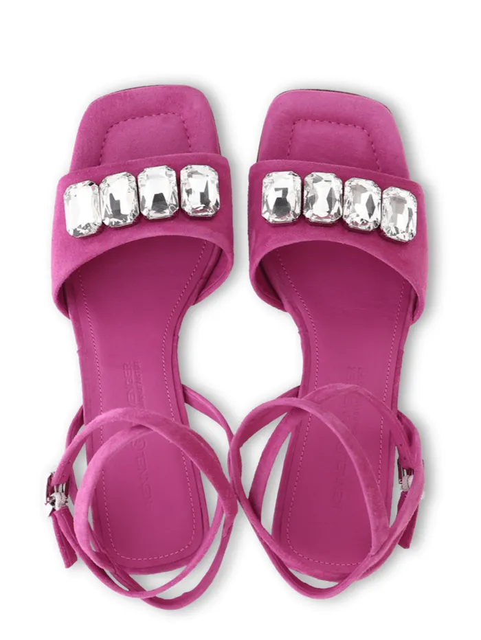 Kennel & Schmenger Brook Pink Suede Sandals 91-57610-399