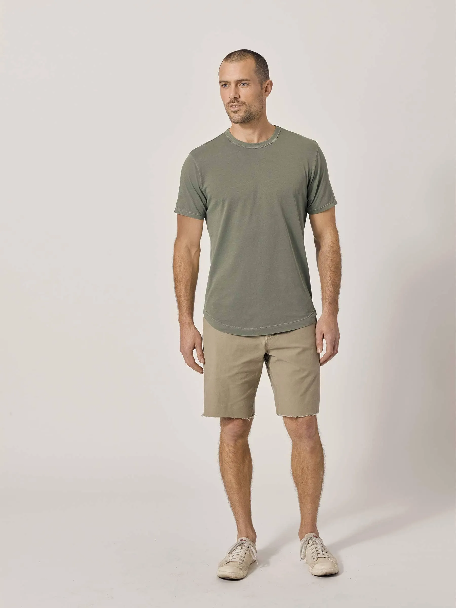 Khaki Broken Twill Short