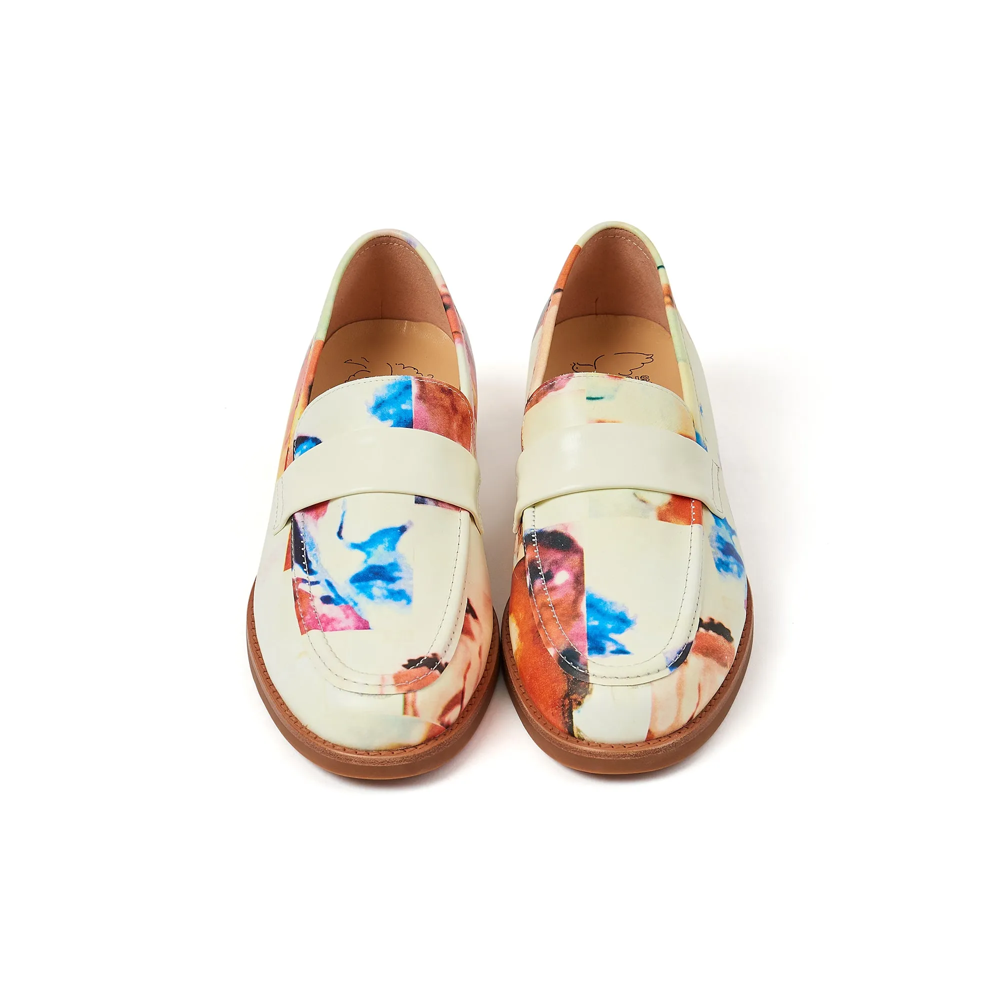 Kidsuper Mens Collage Faces Printed Loafers