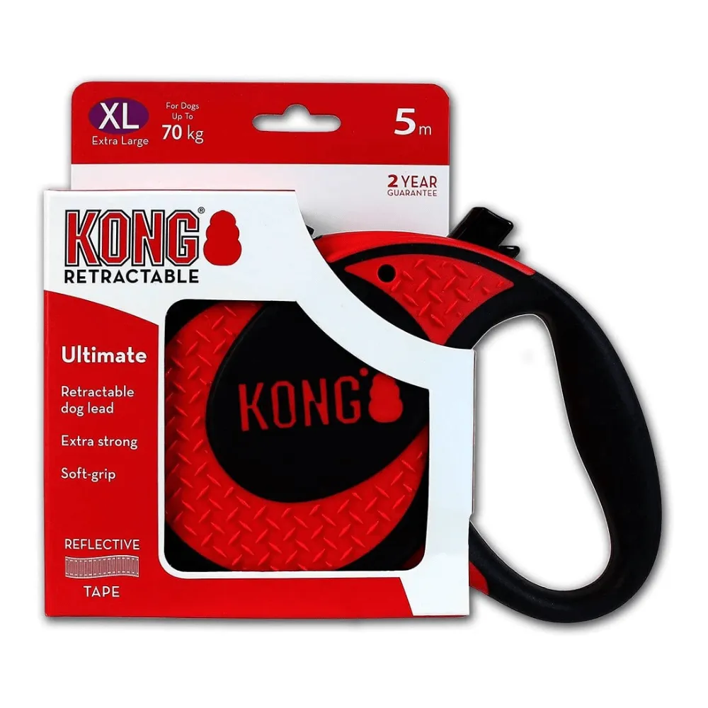 KONG ULTIMATE XL Retractable 5m Tape Dog Leash