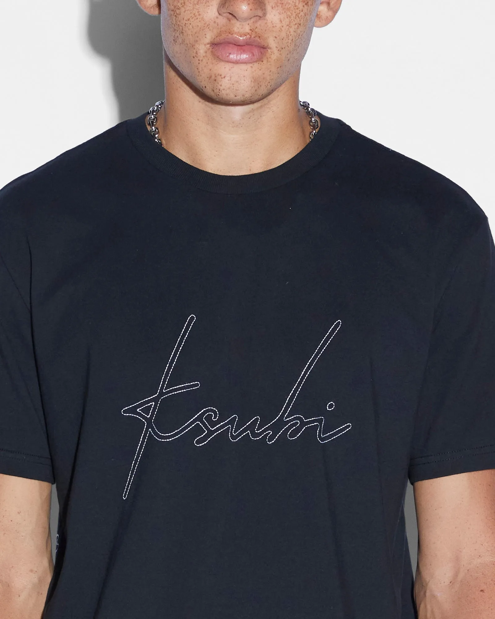 Ksubi Skripture Kash Tee - Jet Black