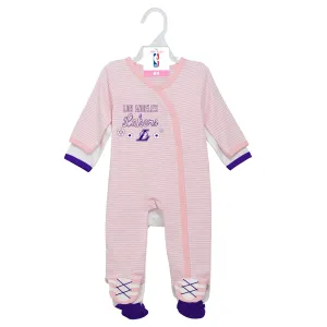 Lakers Girl Pink Infant Gameday Coveralls