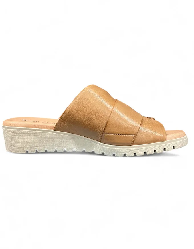 Madelle Sandals Tan Leather