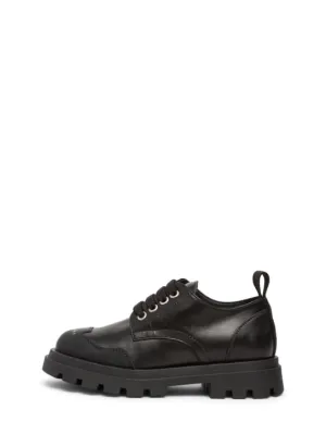 Marni Junior   Leather lace-up shoes 