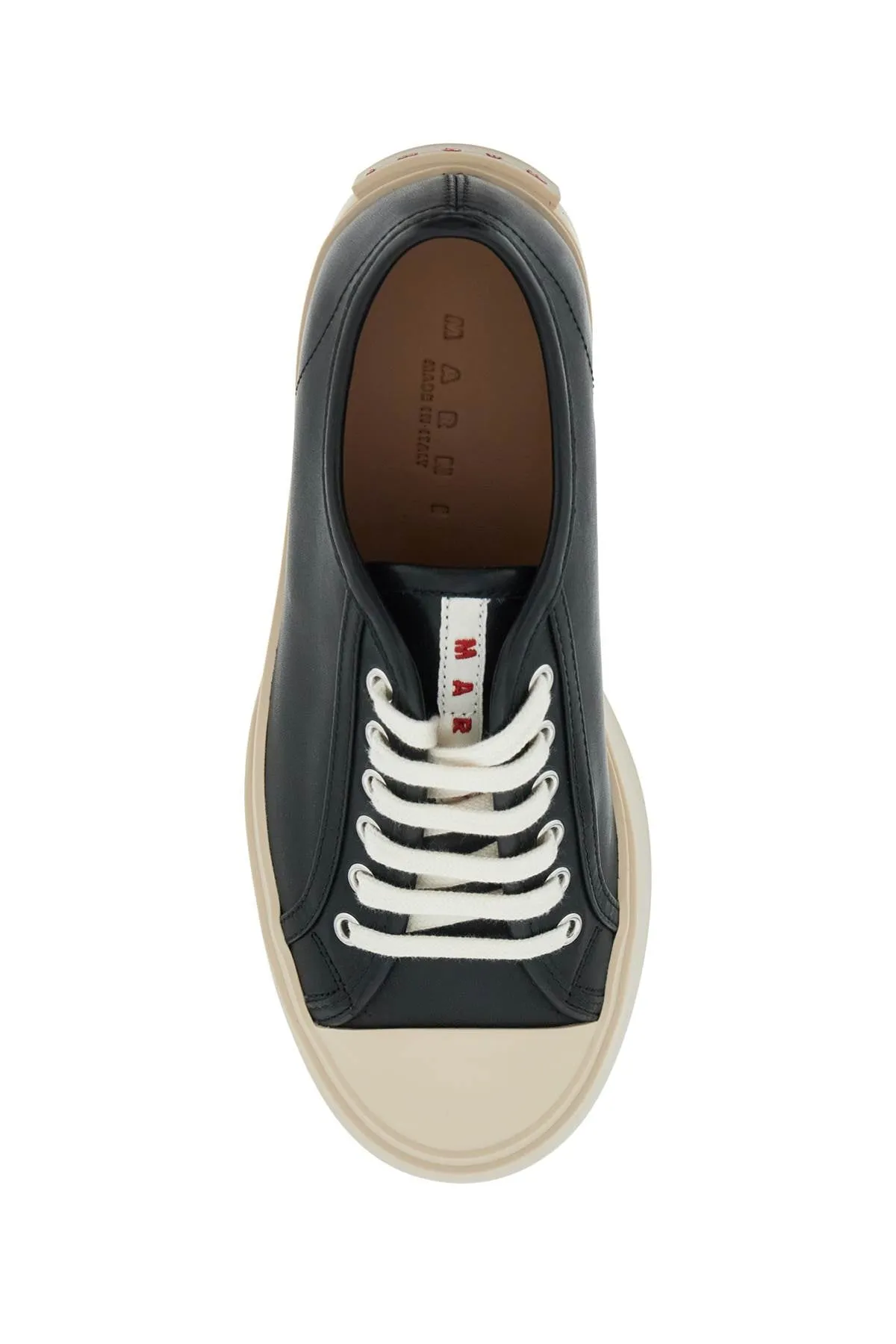 Marni pablo leather sneakers in seven