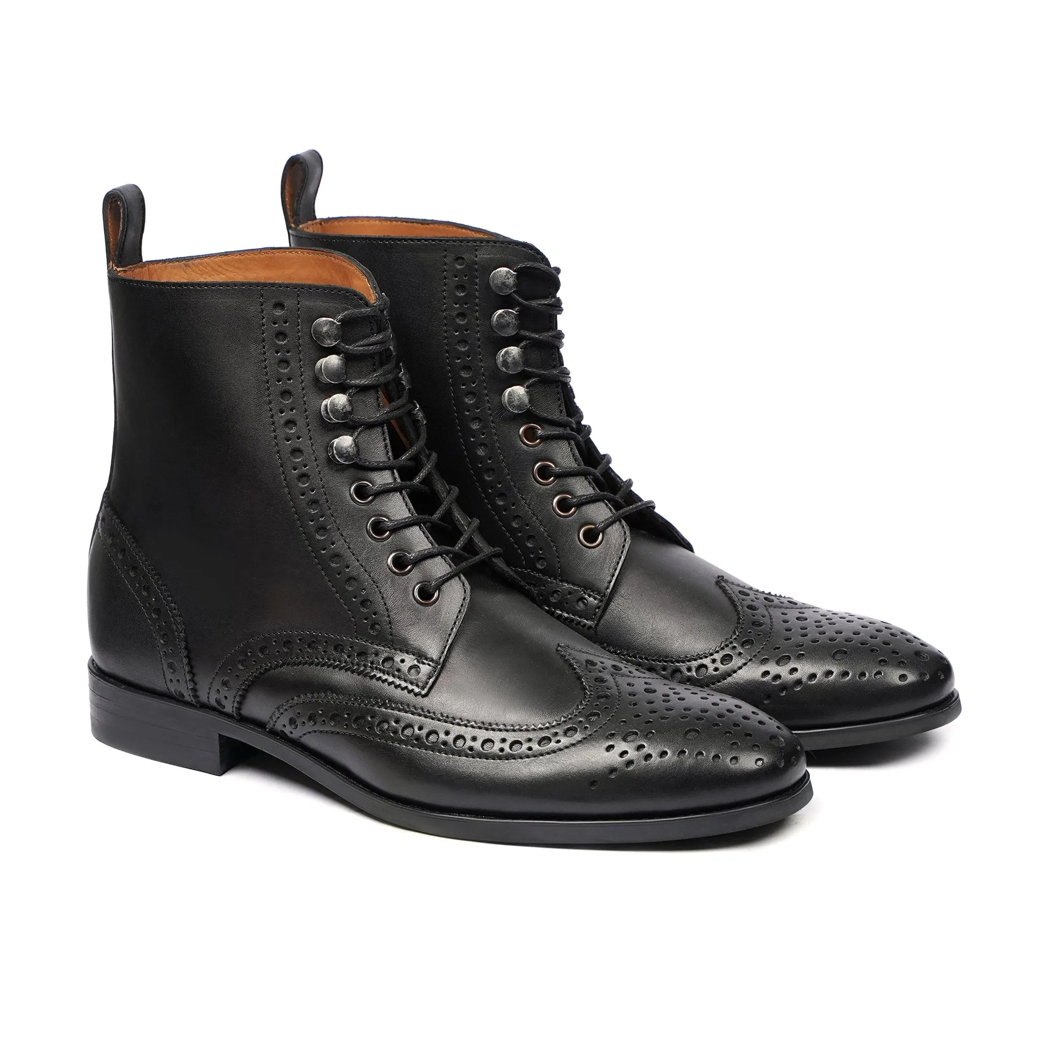 Masuyo - Men's Black Calf Leather Boot