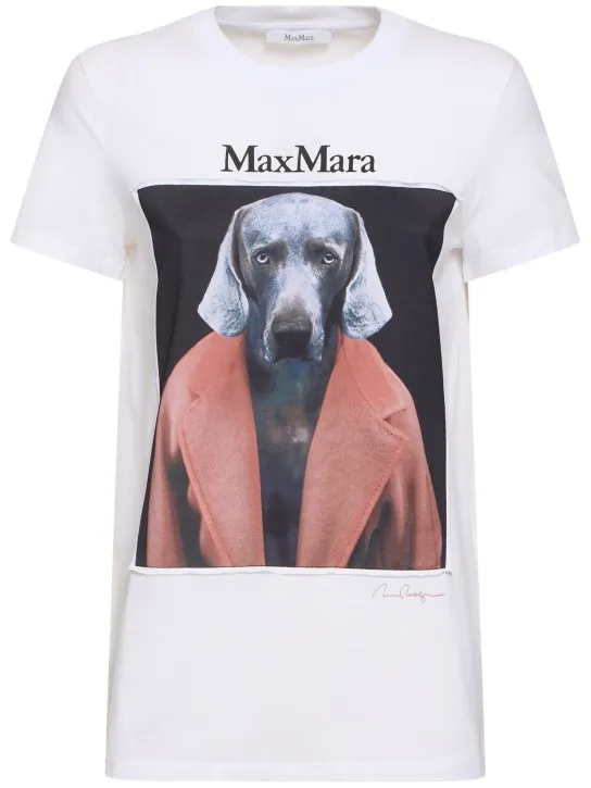 Max Mara   Cipria printed jersey t-shirt 