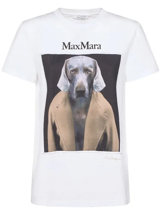 Max Mara   Cipria printed jersey t-shirt 