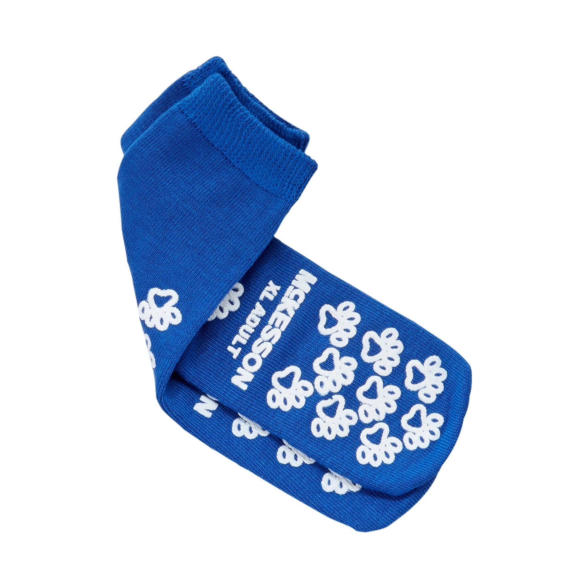 McKesson Terries™ Adult Slipper Socks, X-Large, Royal Blue