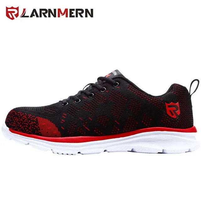 Men Safety Steel Toe Lightweight Breathable Shoes