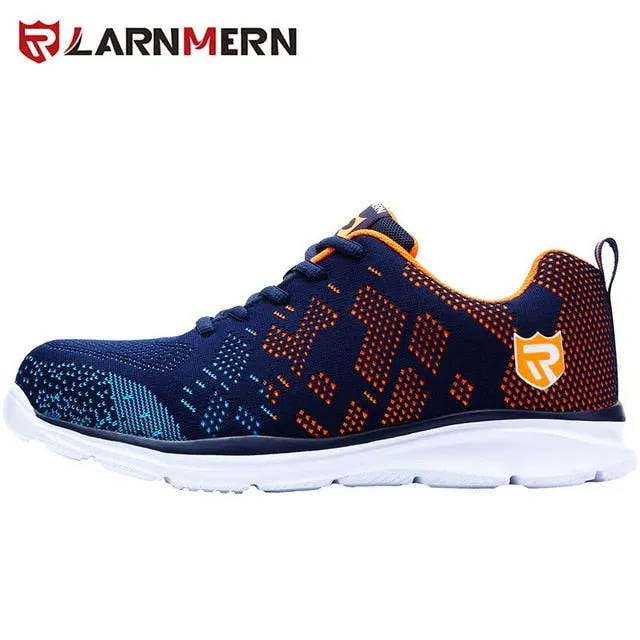 Men Safety Steel Toe Lightweight Breathable Shoes