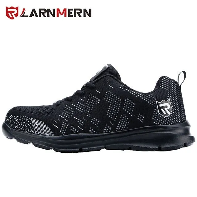 Men Safety Steel Toe Lightweight Breathable Shoes