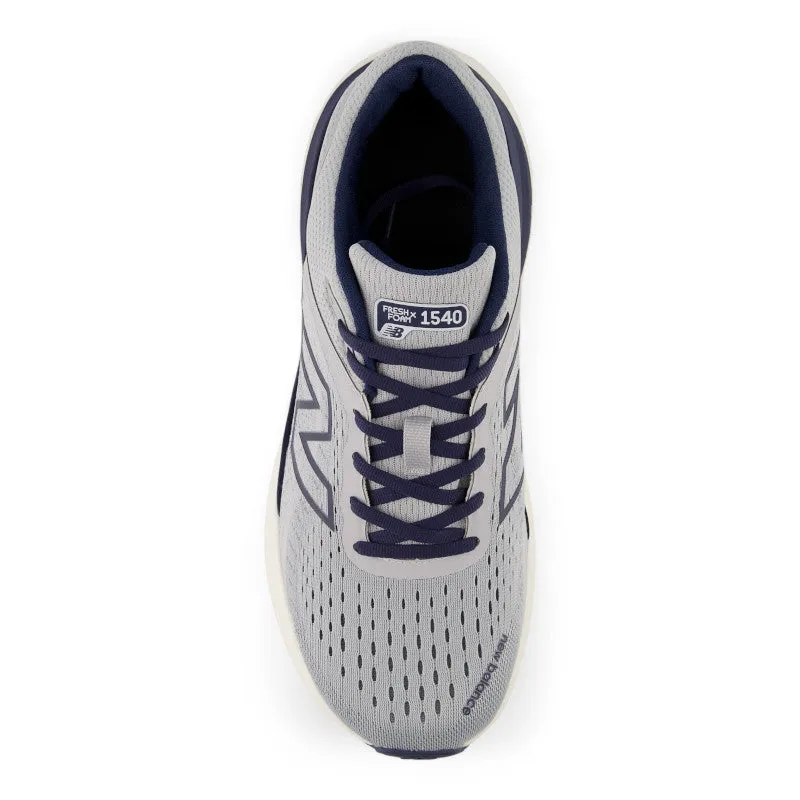 Men's 1540 Aluminum Grey with NB Navy V4