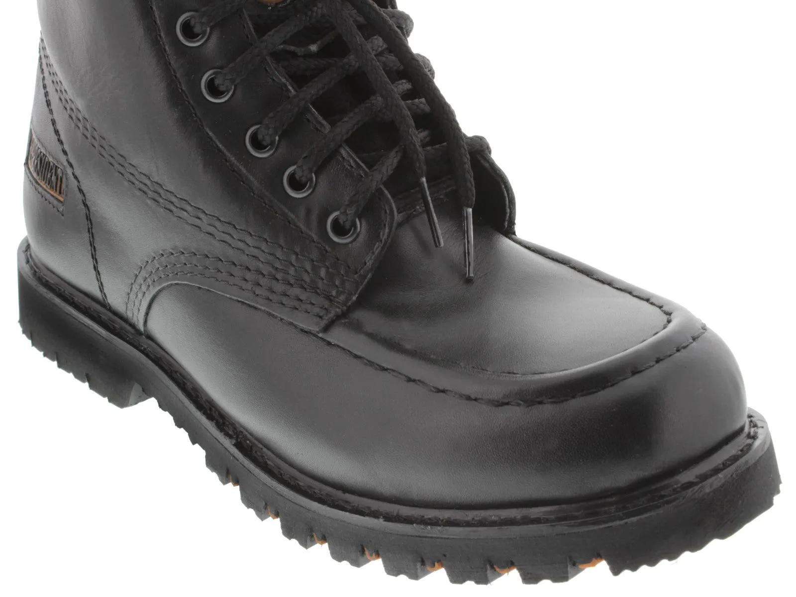 Mens 400TR Black Work Boots Slip Resistant - Soft Toe