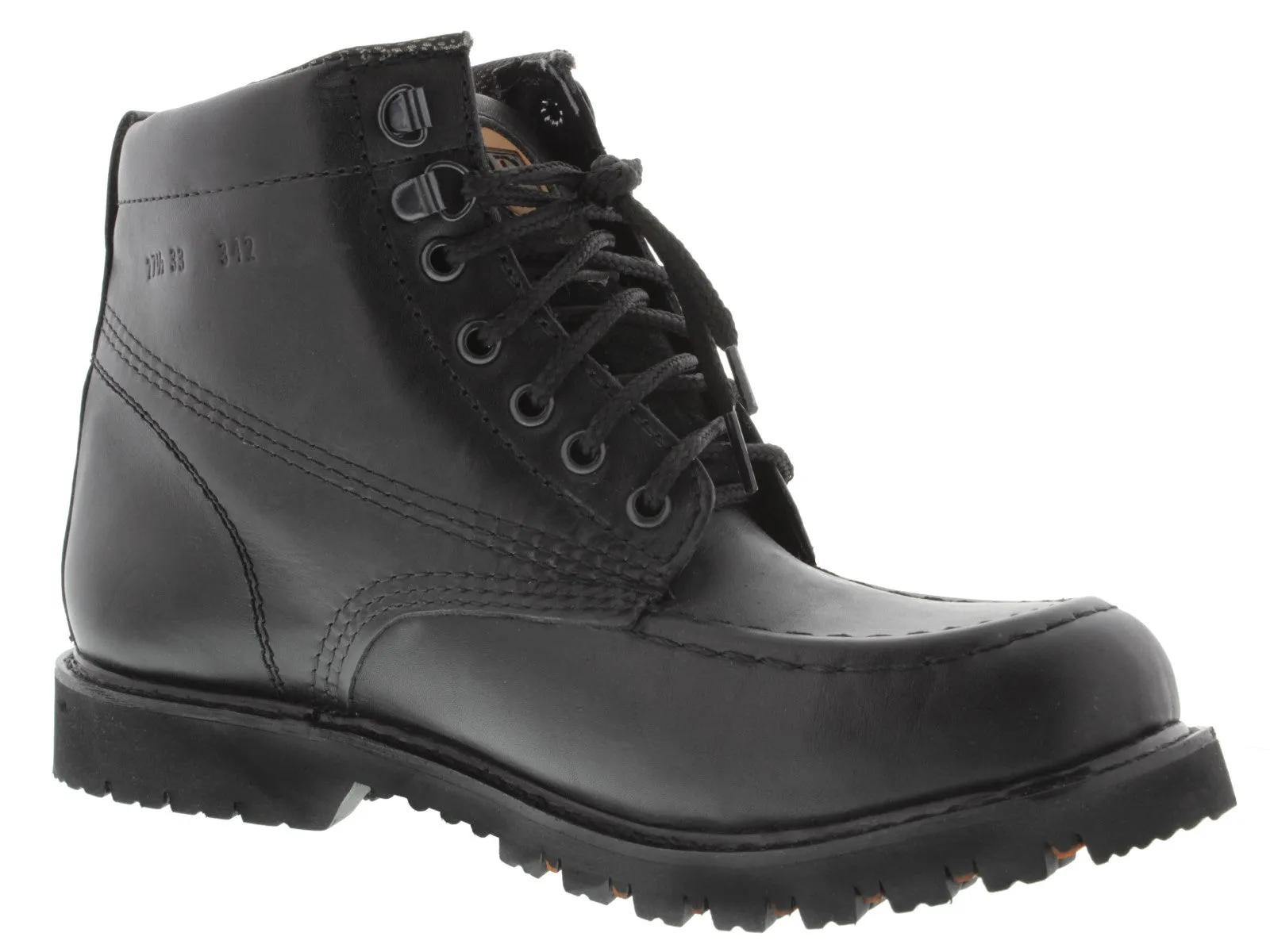 Mens 400TR Black Work Boots Slip Resistant - Soft Toe