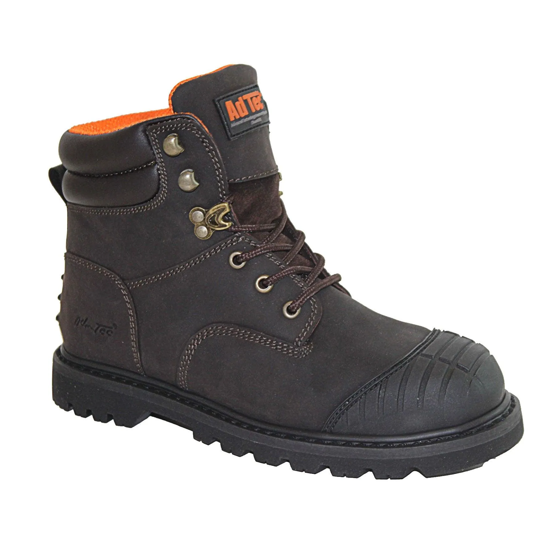 Men's 6" Steel Toe Work Boot Brown