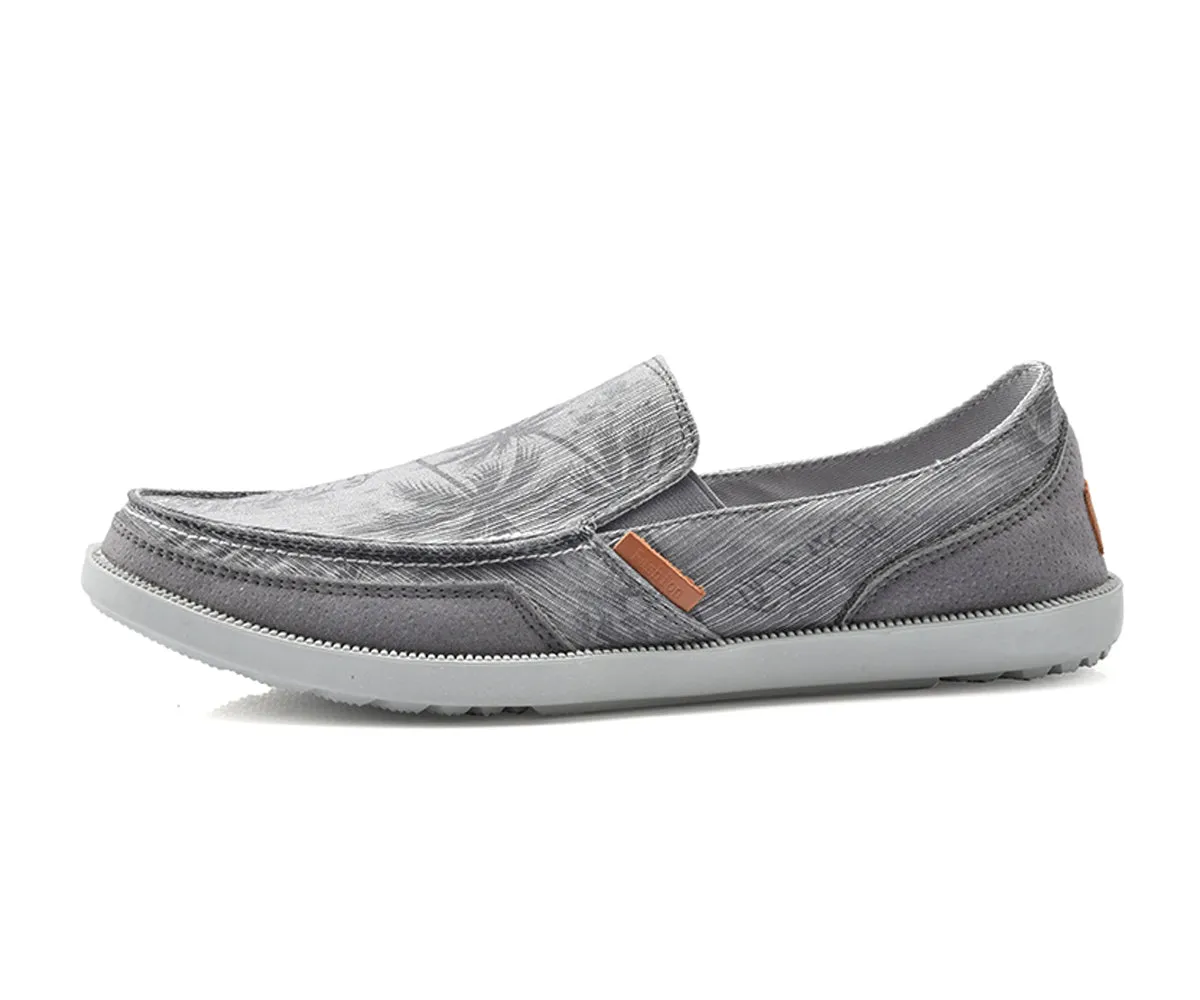 Mens Classic Cloth Shoes Breathable Slip on Flat Loafer | runandup