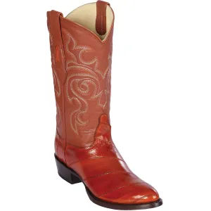 Men's Los Altos Eel Skin Round Toe Boots 6508