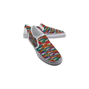 Men's Slip On Sneakers boat print