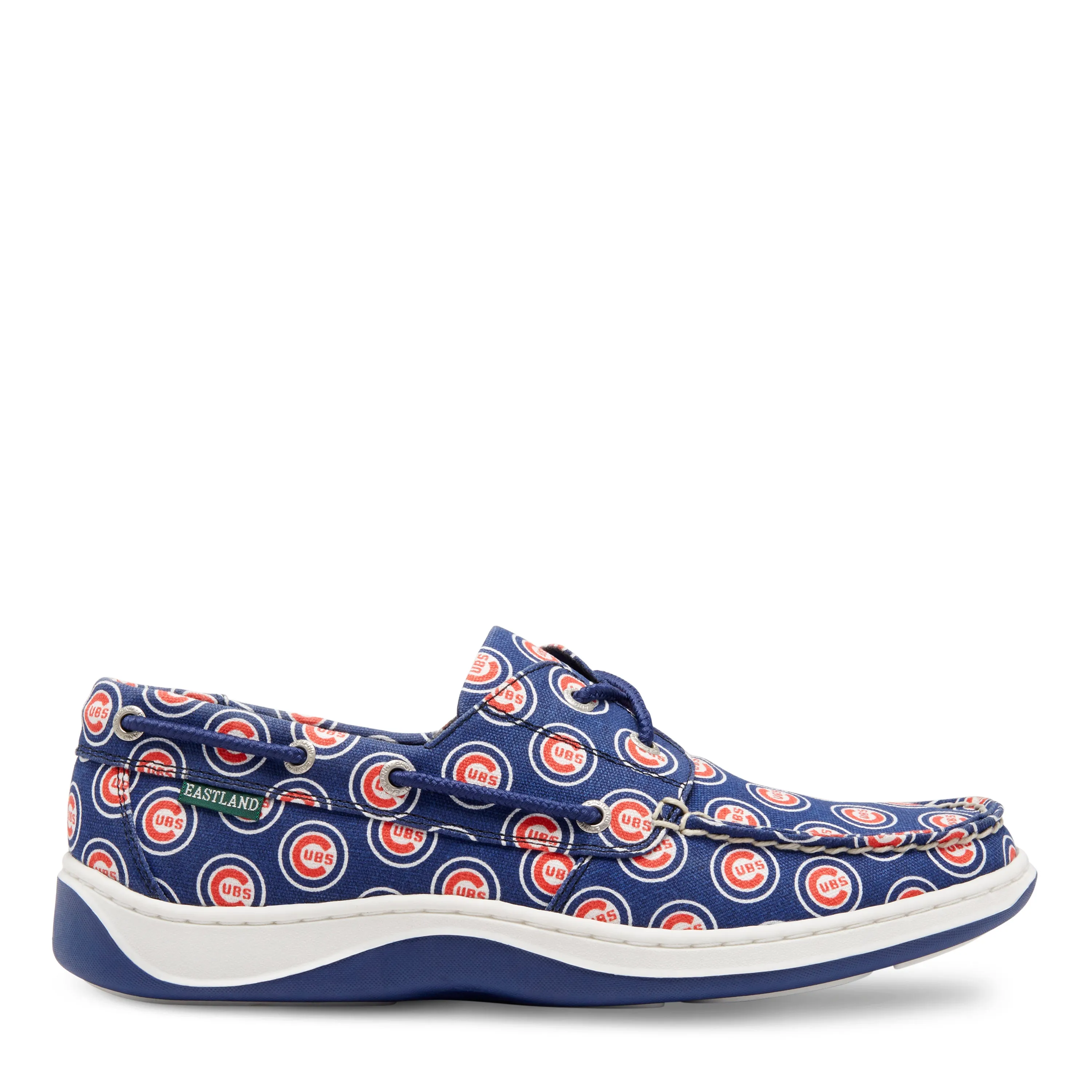 Men's Summer MLB Chicago Cubs Canvas Boat Shoe