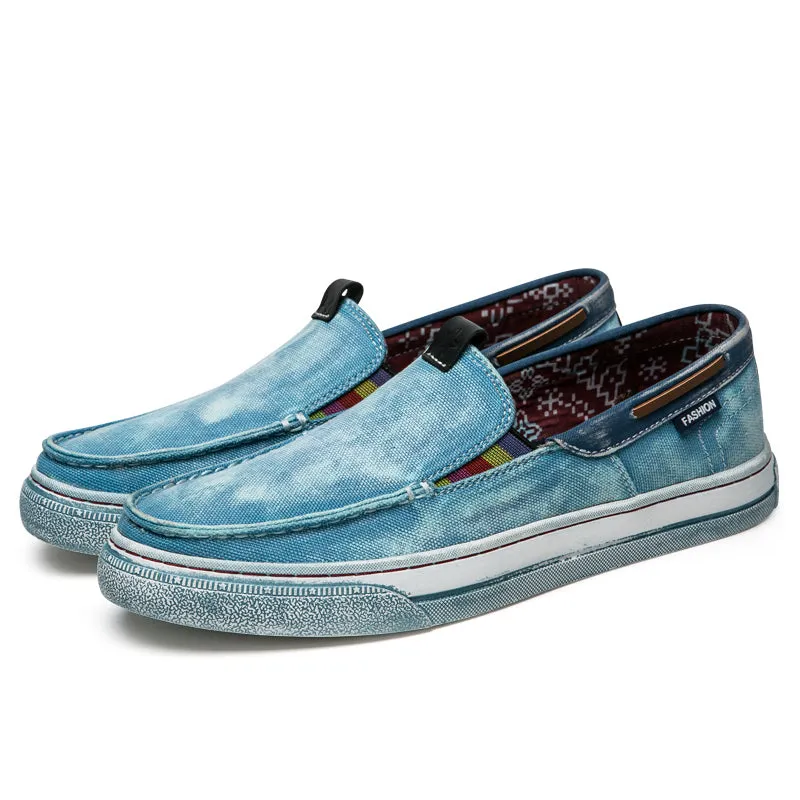 Mens Vintage Boat Shoes Walking Casual Breathable Loafers | runandup