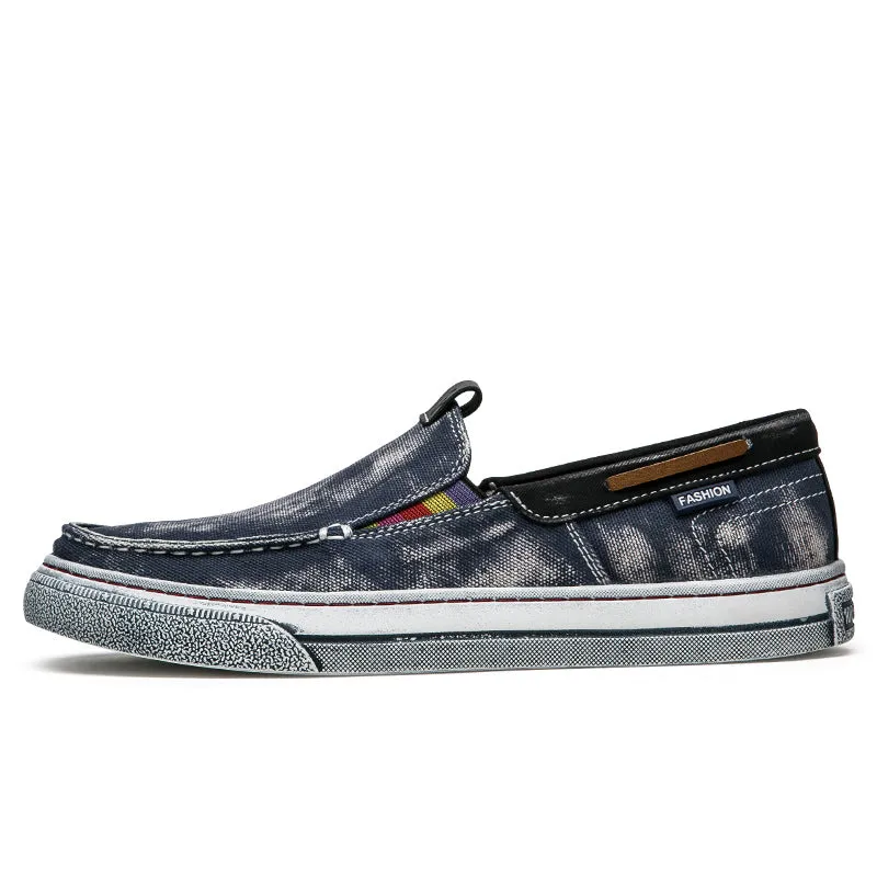 Mens Vintage Boat Shoes Walking Casual Breathable Loafers | runandup