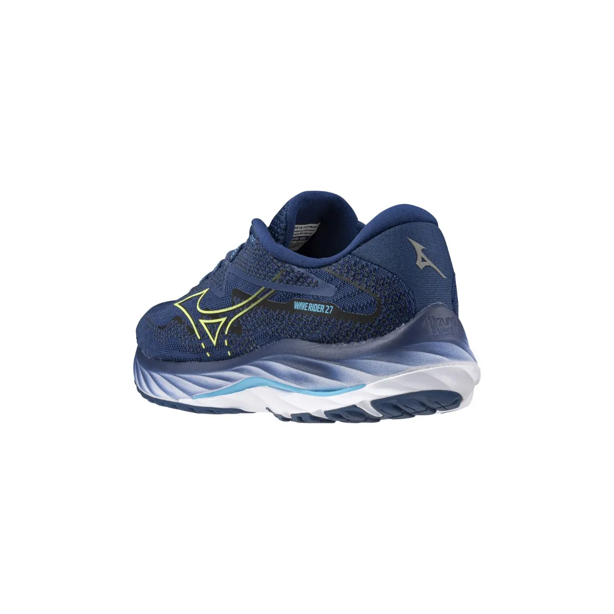 Mizuno Wave Rider 27 Blue Shoes SS24