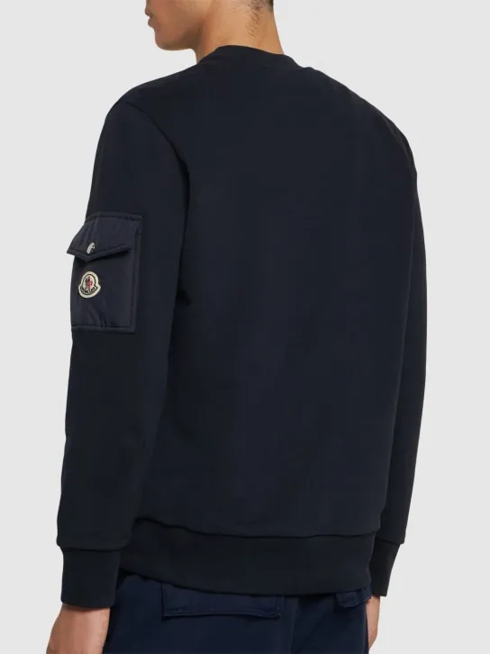 Moncler   Logo cotton sweatshirt 