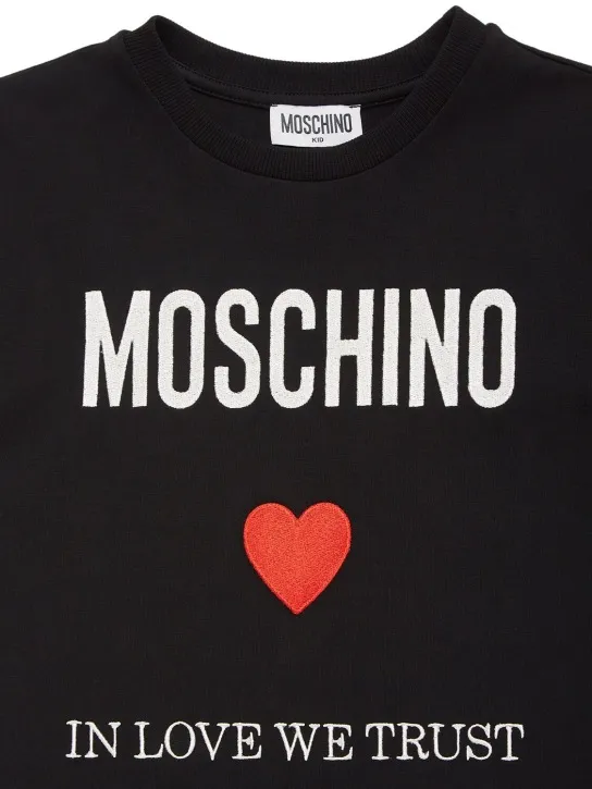 Moschino   Cotton jersey t-shirt 