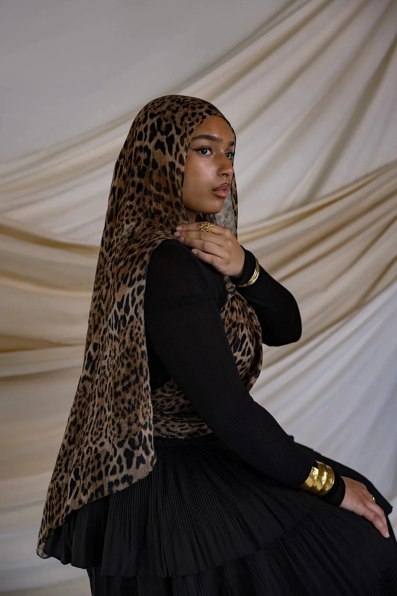 MY059    Hijab -LEOPARD  hijab  hijab/tudung  printed hijab  printed scarf  printed sacrf