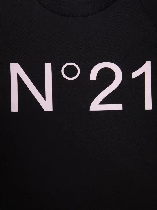 N°21   Printed cotton jersey t-shirt 