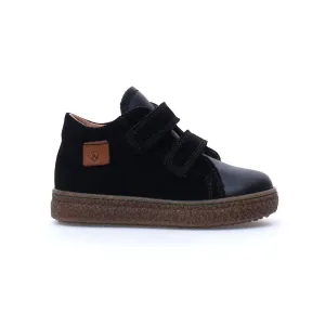 Naturino Boys Albus Desert Black Suede 2 Velcro (Sizes 27-29)