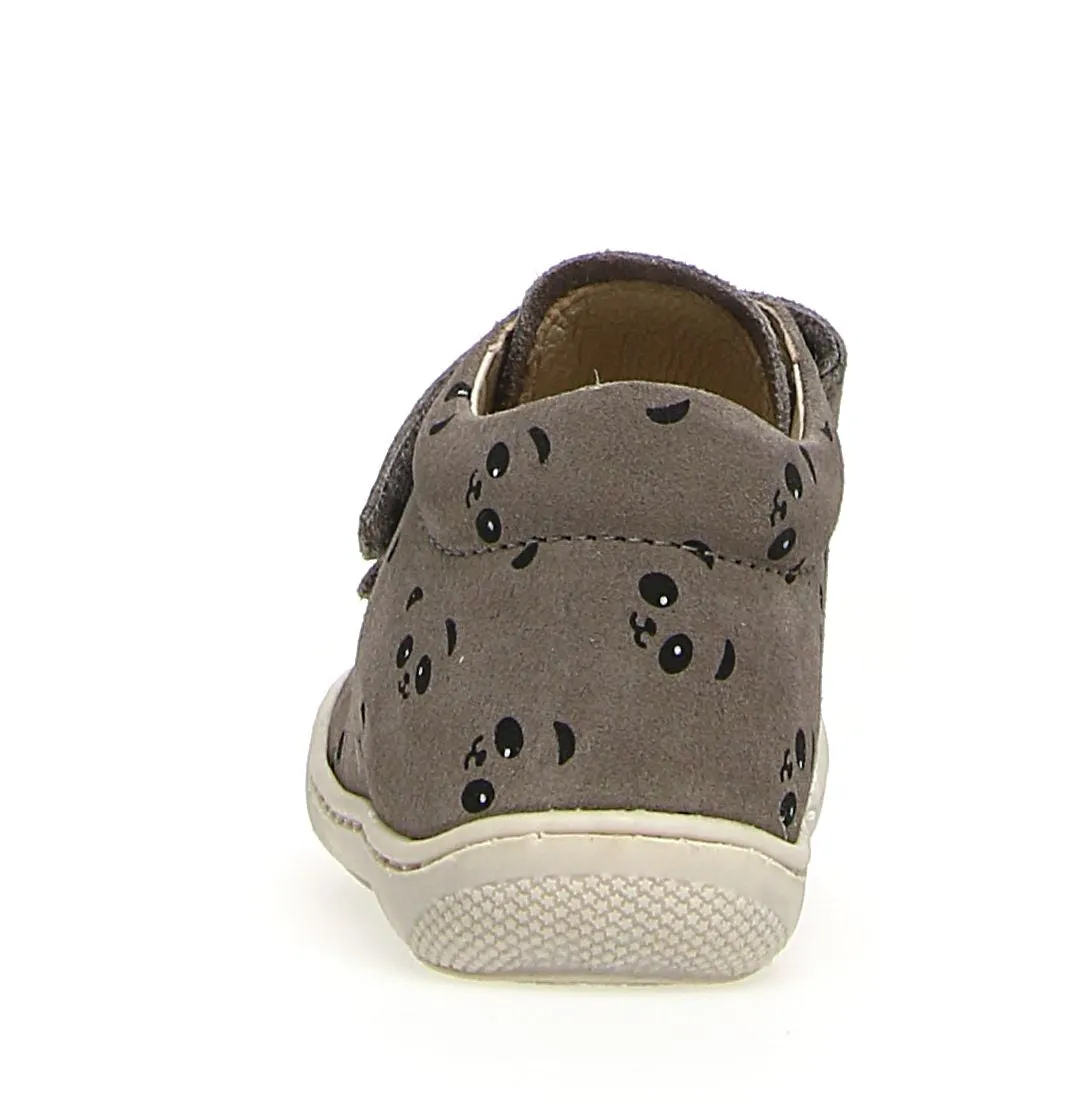 Naturino Girl's & Boy's Cocoon Vl Panda Sneakers - Dark Grey