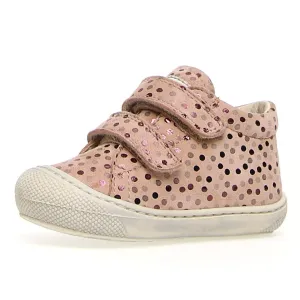 Naturino Girl's Cocoon Vl Nappa Sh.Pois Sneakers - Rose