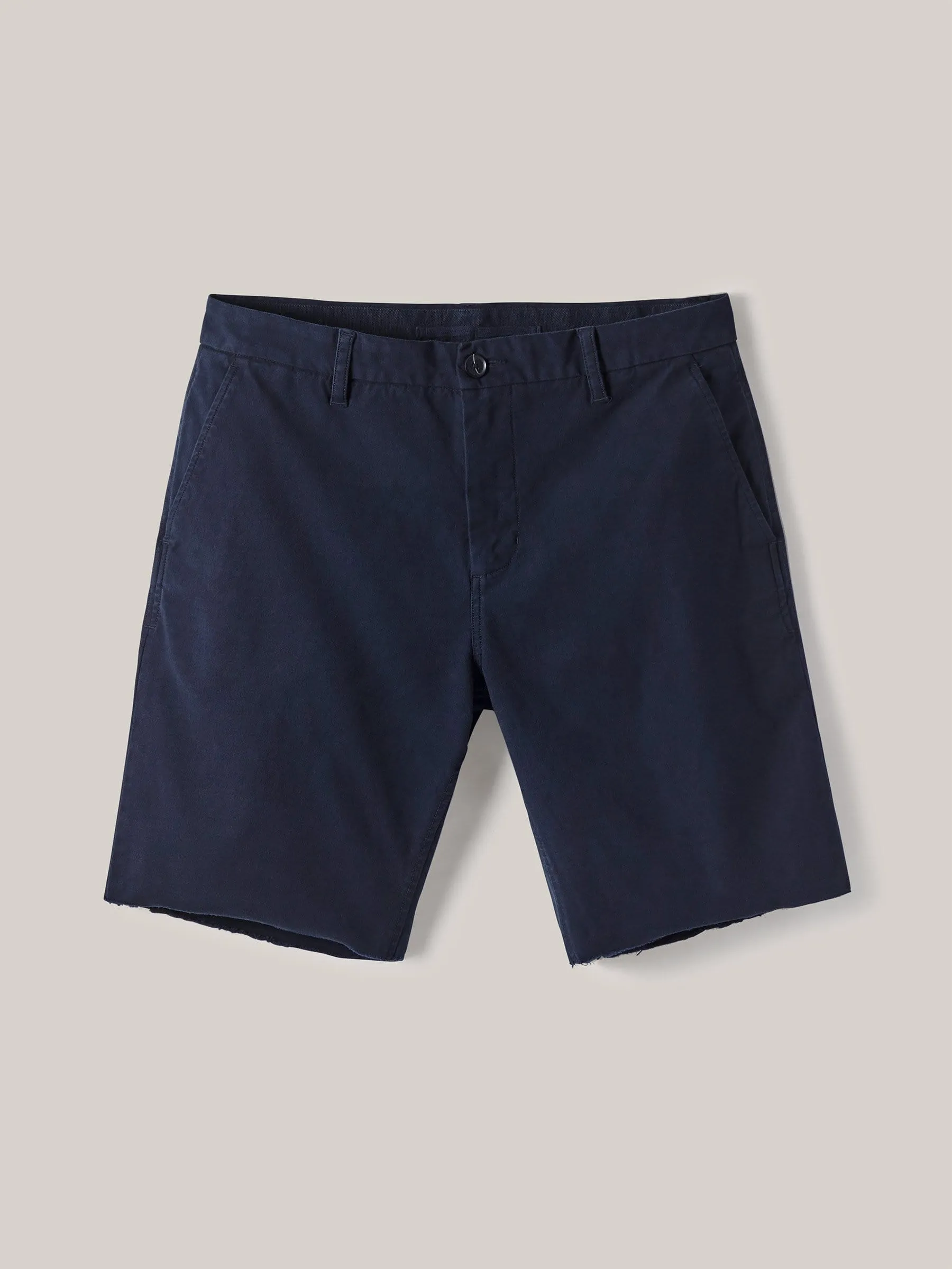 Navy Broken Twill Short