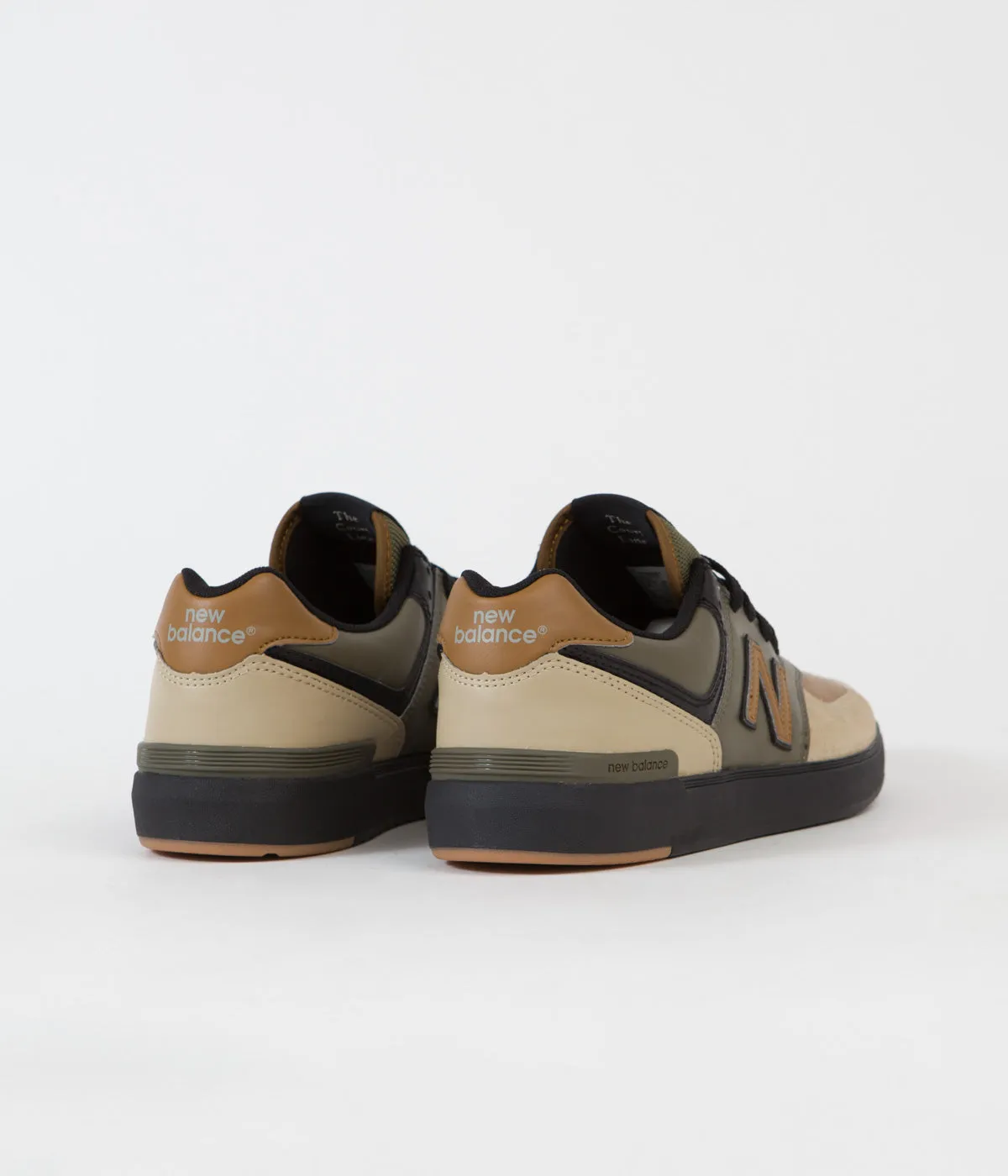 New Balance Pro Court 574 Shoes - Brown / Brown / Black